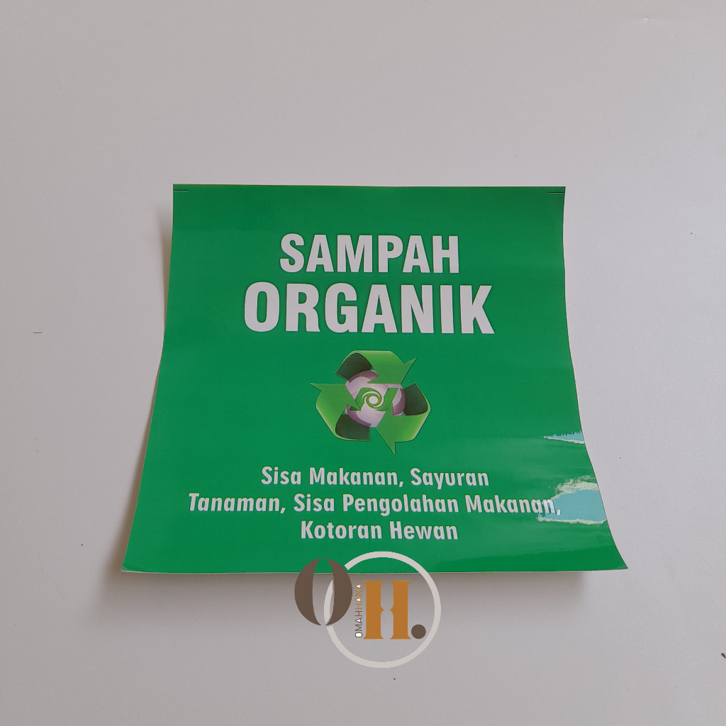 

Stiker Sampah Organik - Stiker Label Sampah Organik - Stiker chromo