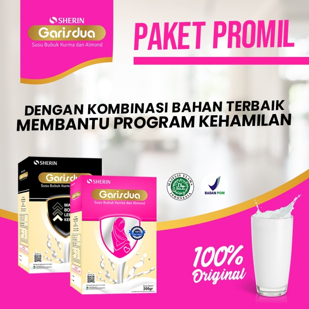 

Susu Garisdua WANITA & PRIA (2 pcs) | Susu Bubuk Promil 200 gr