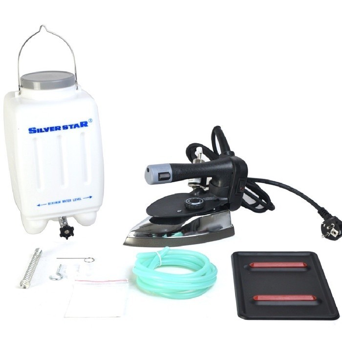 Setrika Uap Listrik Silver Star ES-300-II Eunsung Korea untuk Laundry