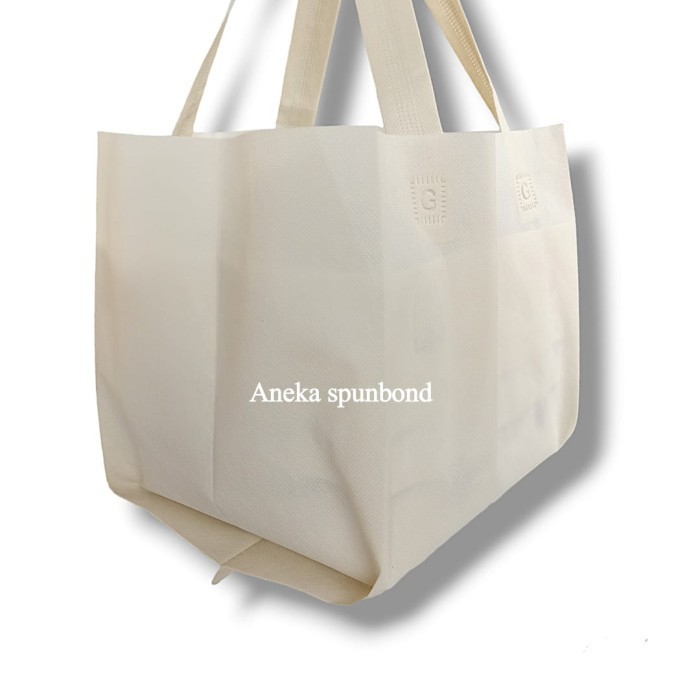 

tas spunbond box 22x22 / tas goodiebag Lusin isi 12 pcs - warna via chat, Box 22 x 22