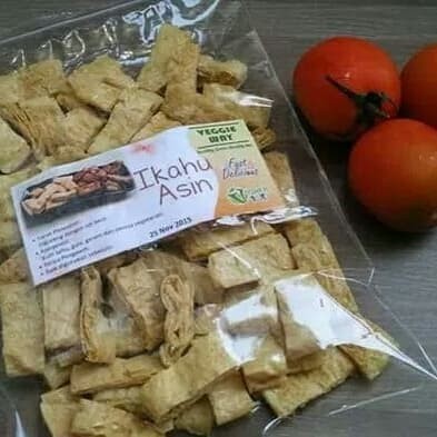 

RB Ikahu Asin , ikan Asin dari kulit tahu vegan /Vegetarian