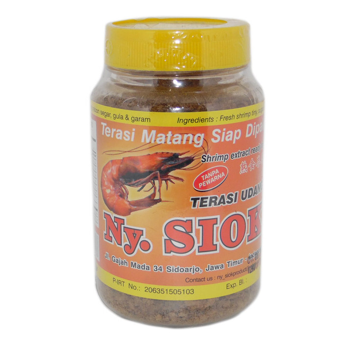 

Trasi / Terasi Udang matang Ny Siok