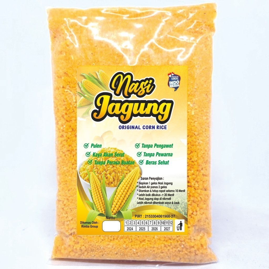 

Sego Jagung Pulen-Nasi Jagung 1000 Gram