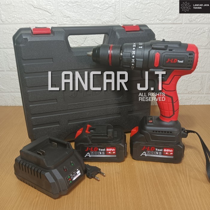 BOR BETON JLD IMPACT DRILL 13 MM PRO J13 CORDLESS BATERAI BOR 13MM JLD