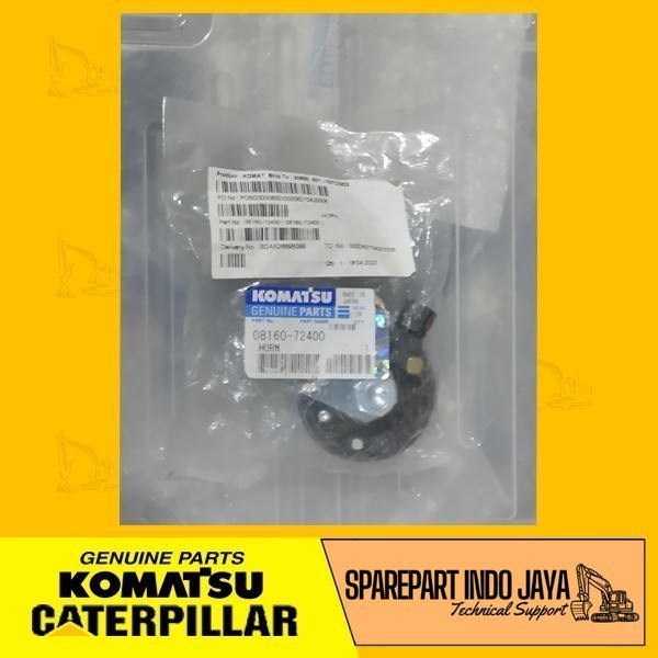 08160-72400 HORN GENUINE PART KOMATSU