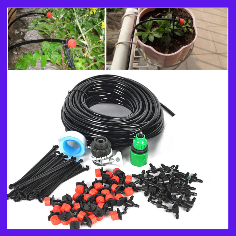 TokoMaspul-Peralatan set Irigasi Taman Peralatan Set Irigasi Air Taman Garden Watering Kit Pengairan