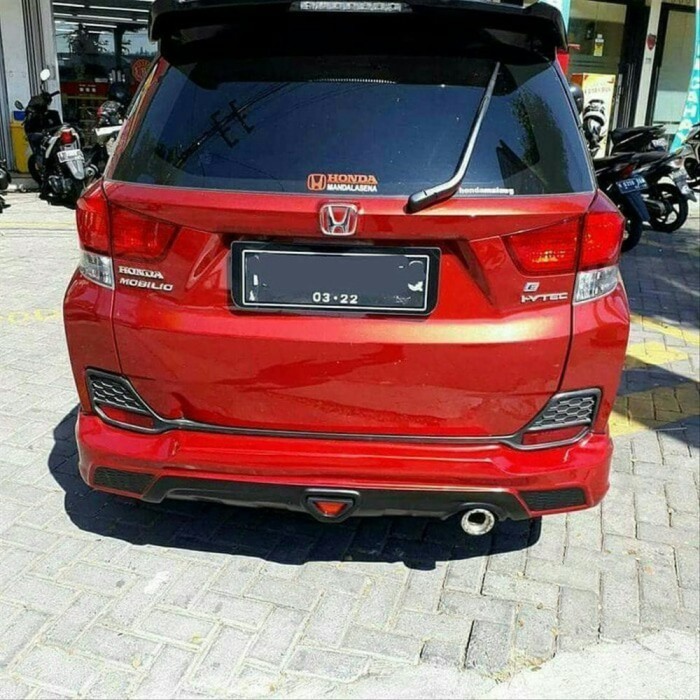 aksesorise mobil Sparepart Mobil Bodykit honda mobilio 2 mugen. 2013-2017 plus LED 4 pcs