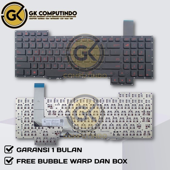 Keyboard Asus ROG G751J G751 G751JY G751JT G751JM GFX71 GFX71JT