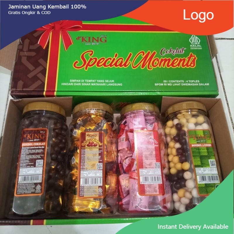 

Cokelat d'KING Cokelat Bonibol - Almod - Cashew - Hazelnut - Spesial edition - Spesial Moment - Collection - 3 Combi - Almond - Chocobery
