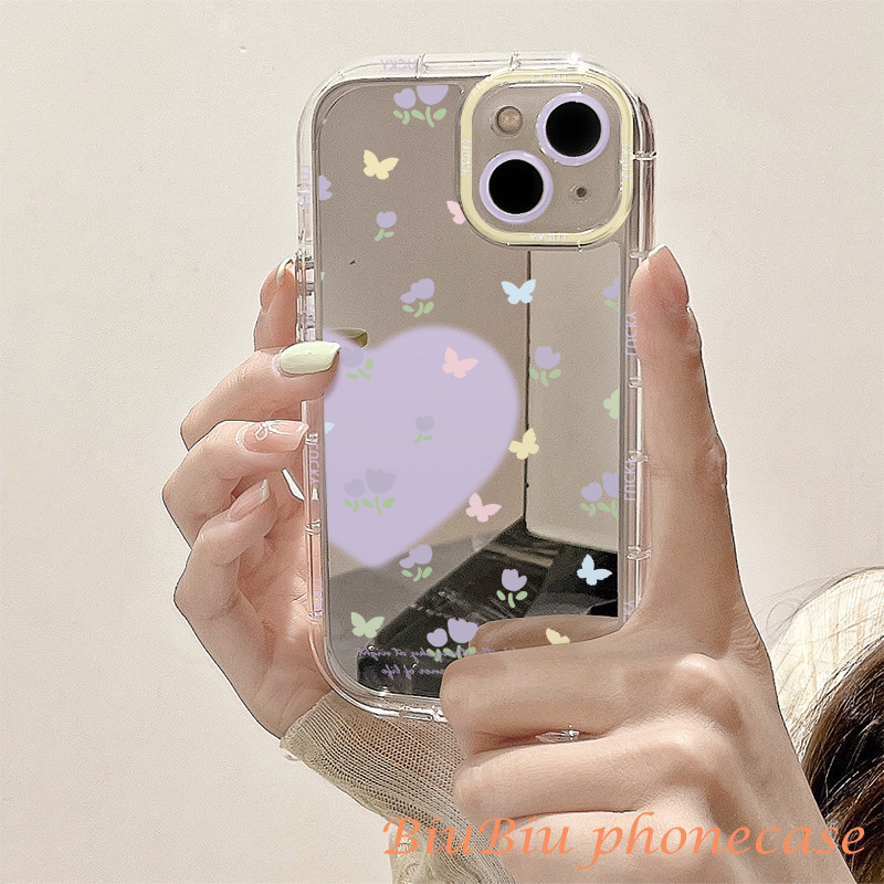 Casing ponsel cinta ungu cocok untuk VIVO Y93NONE Y50 Y20 Y21 Y15S Y17S Y17 Case ponsel populer