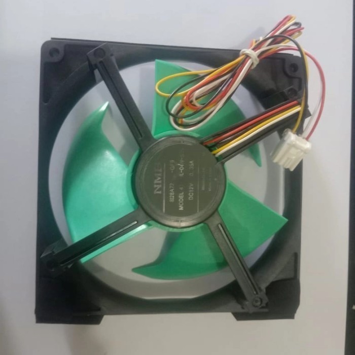 Fan Motor Kulkas Mitsubishi electric DC 12 V 4 kabel