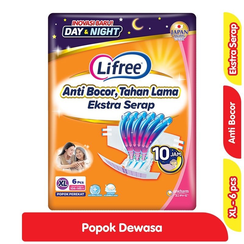 Lifree Popok Perekat Lansia XL-6