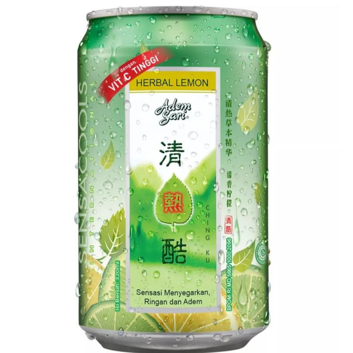

Larutan Adem Sari Herbal Lemon Kaleng 320 ml