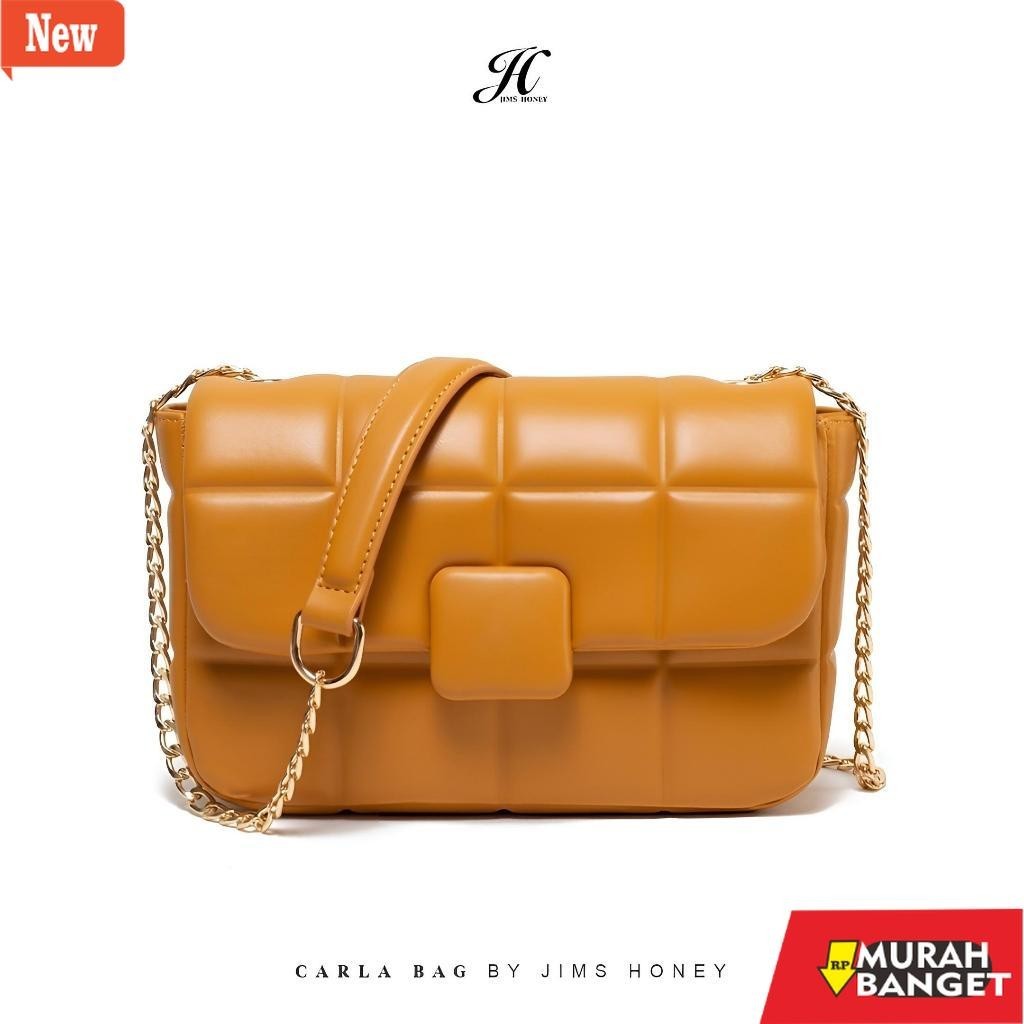 Selempang Wanita Kekinian Jims Honey Tas Selempang Kulit Terbaru 2023 Wanita Carla Bag
