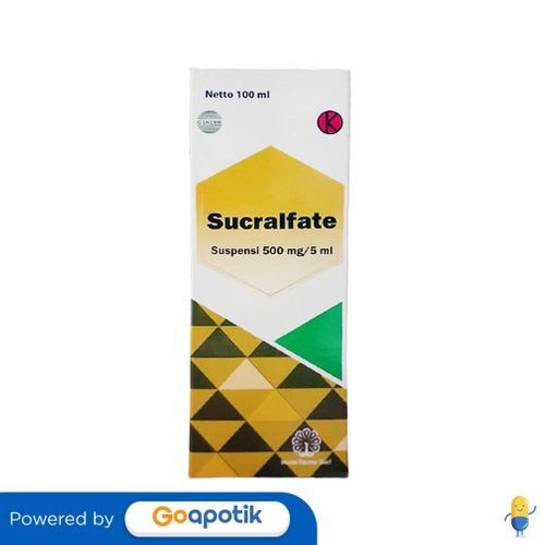 Sucralfate Mulia 500 Mg/5 Ml Suspensi 100 Ml