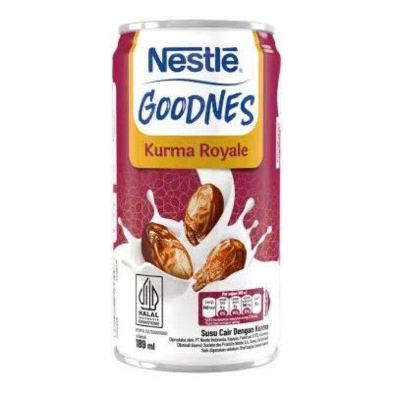 

BNS - NESTLE GOODNES SUSU CAIR KURMA ROYALE 189ml