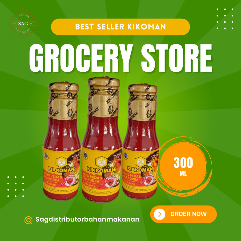 

Kikkoman Gochujang 300gr | Kikoman Saos Pedas Ala Korea