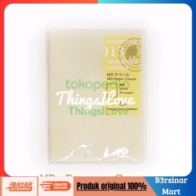 

[KUALITAS TERBAIK] Midori TRAVELER'S Notebook Passport Refill - 013 MD Paper Cream