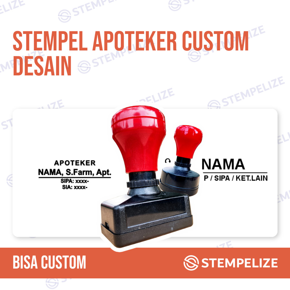 

Stempel Apoteker Custom Desain