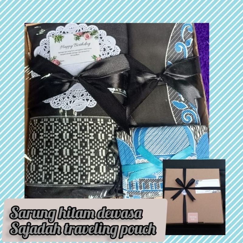 Hampers// hadiah sarung/ kado sarung solat/ kado muslim/kado pria/souvenir tahlilan