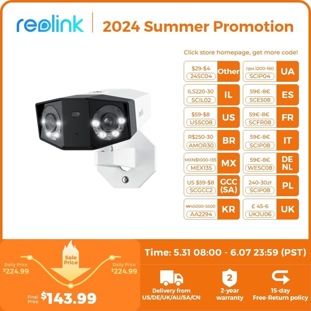 Reolink Duo 2 PoE Kamera Keamanan Canggih