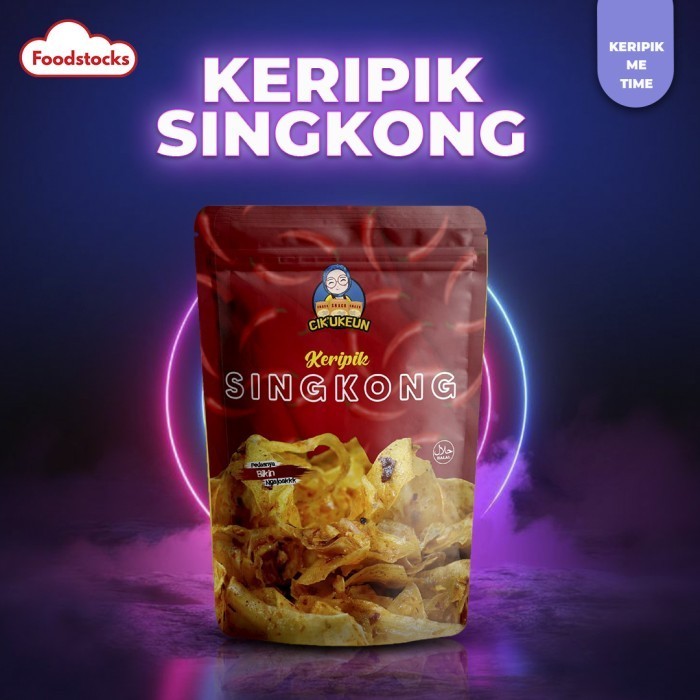 

TERMURAH CIKUKEUN - KERIPIK SINGKONG - Gurih Pedas Renyah