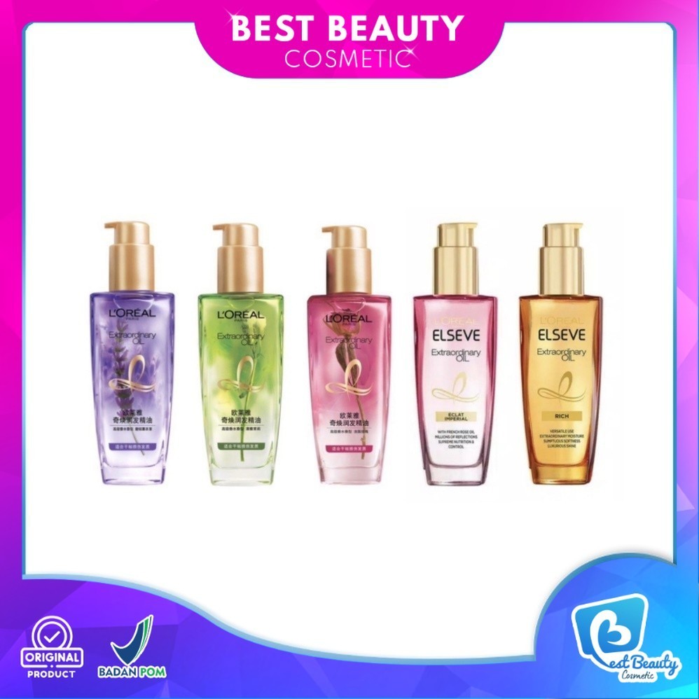 L'Oreal Paris Elseve Extraordinary Oil Rich - Rose - Lavender - Eclat Imperial - Jasmine | Hair Trea