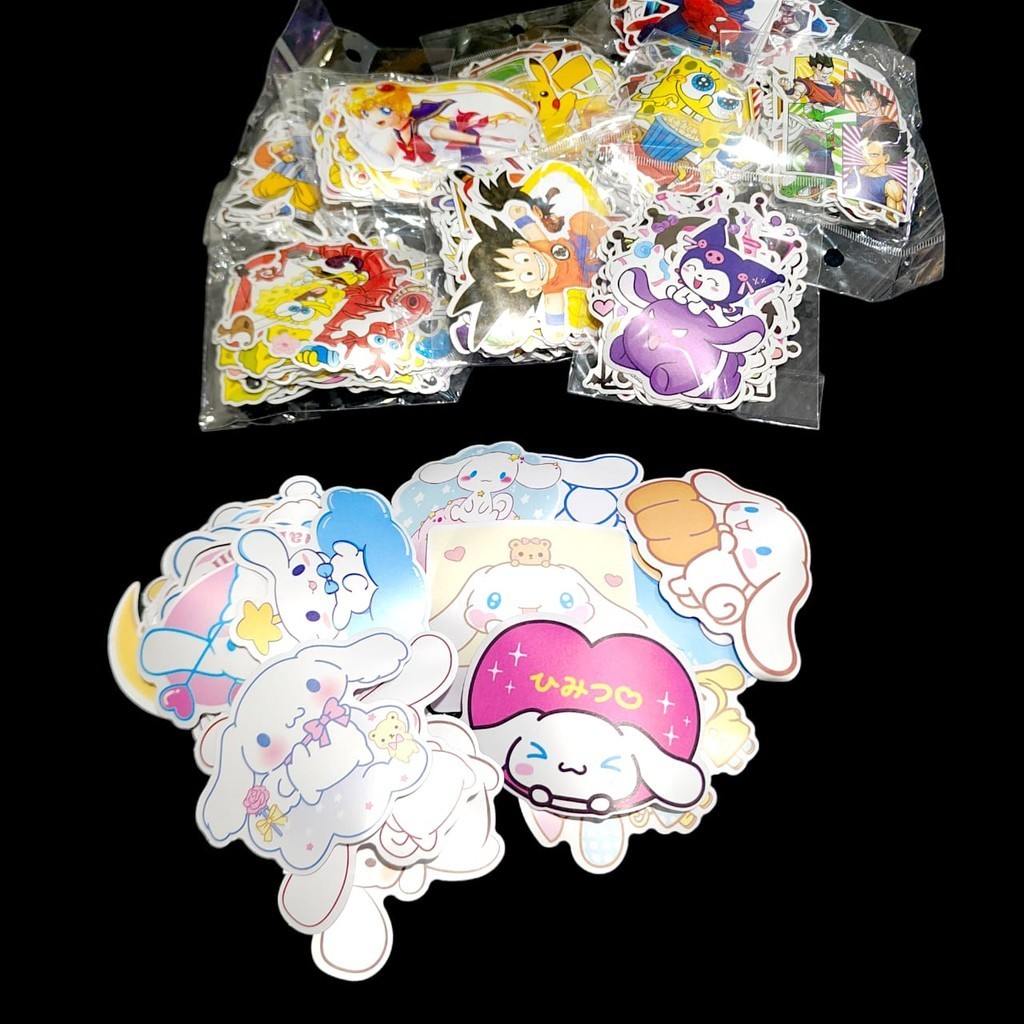

STIPA Set Sticker Dekor Karakter Stiker Stationery ATK Kantor Sekolah Diary Anak Cuckoo Stickers Kurang Lebih 50 Pcs