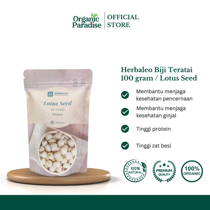 

Herbaleo Biji Teratai 100 gram / Lotus Seed