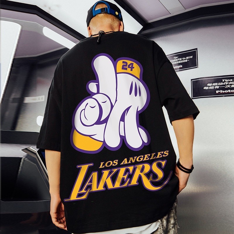 original design Kobe The Roxx Shirt Vintage Cotton Kobe Roundneck NBA T Shirt For Men Nba Top Lakers