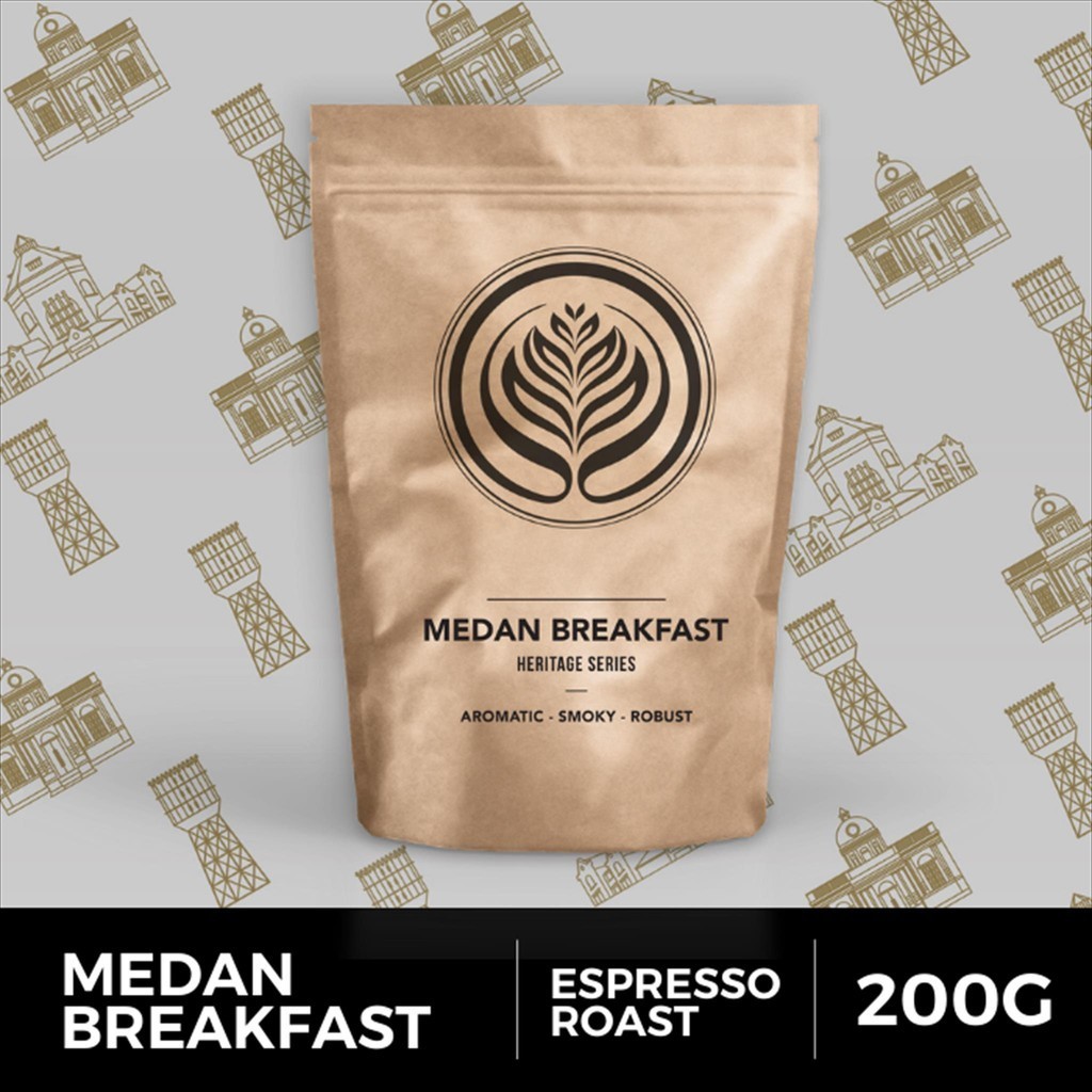 

Medan Breakfast 200g - Biji Kopi Robusta Khas Medan | Coffeenatics