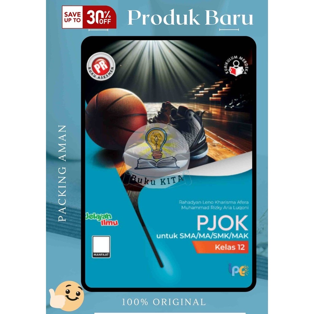 Buku Pr/Lks Kurmer Pjok Kelas 12/XII SMA/MA Semester 1&2 Kurikulum Merdeka Intan pariwara Tahun 2024