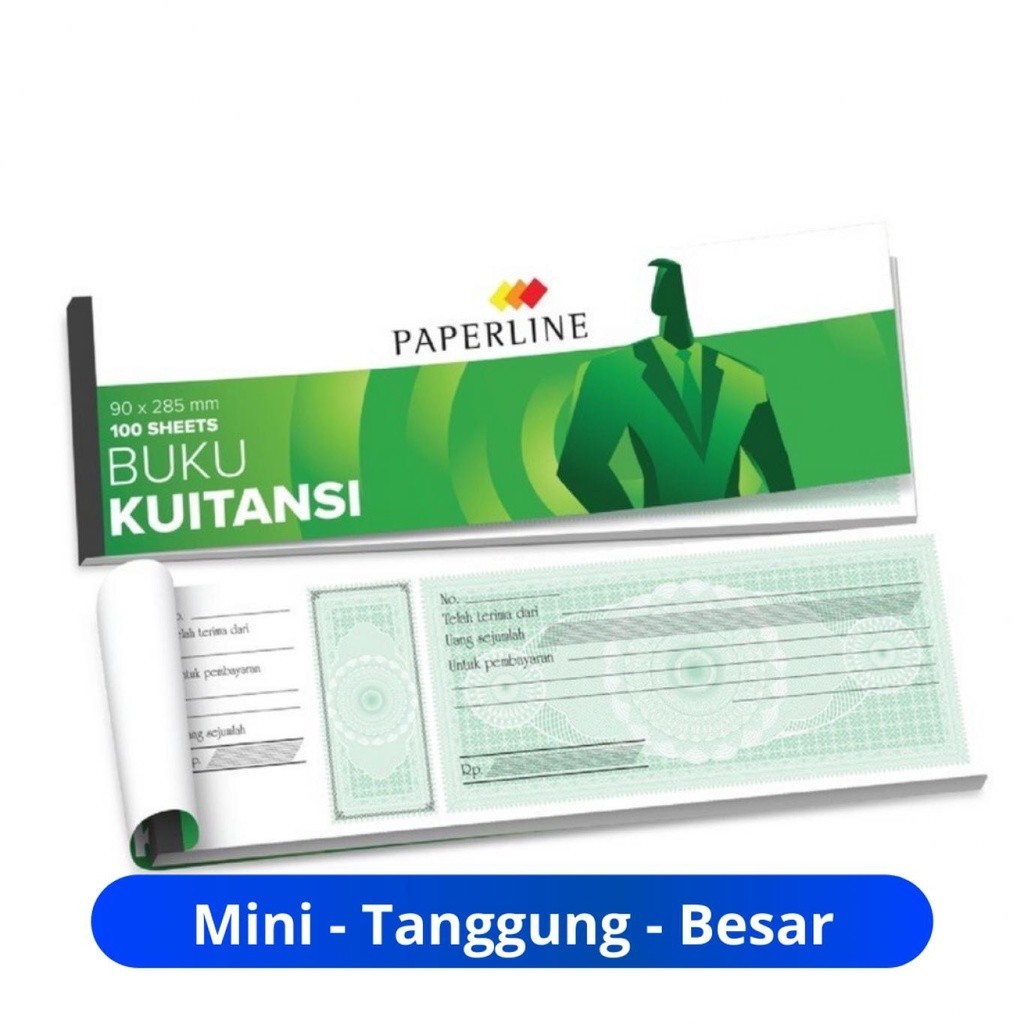 

[Tokome23] COD AA Paperline Kwitansi / Kuitansi 1 Rangkap Ukuran: Mini, Tanggung, Besar
