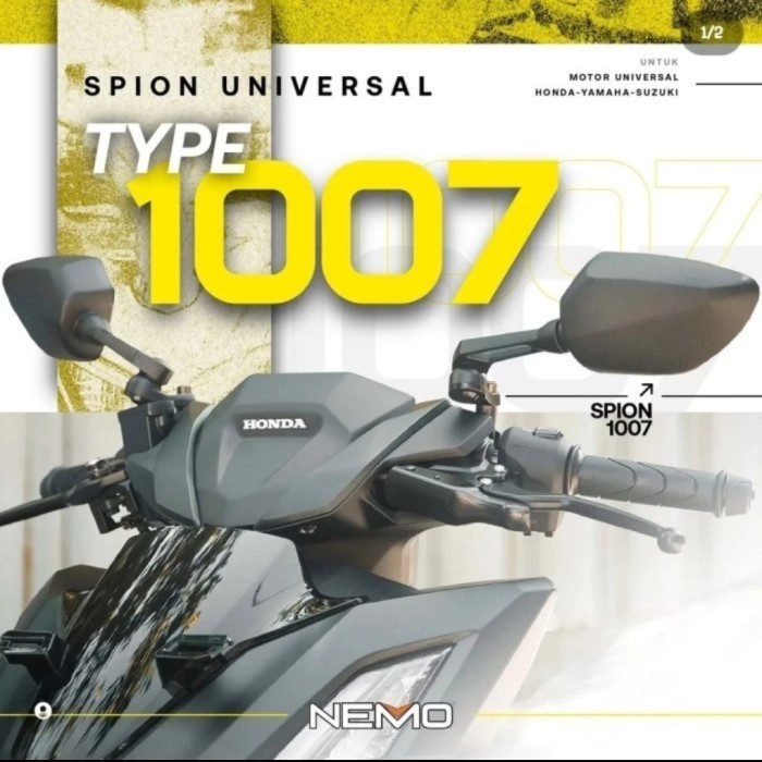 ORIGINAL spion ducati nemo gma universal spion stang promo - spion nemo 1007