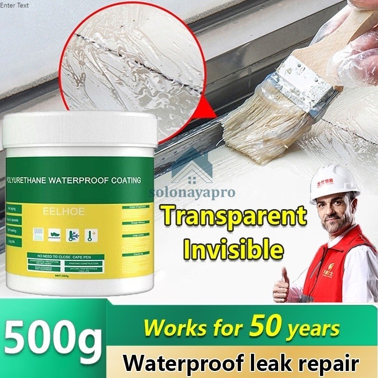 Jaysuing Lem Transparan Anti Bocor 500G-1000G Jaysuing Invisible Waterproof Insulating Sealant Anti