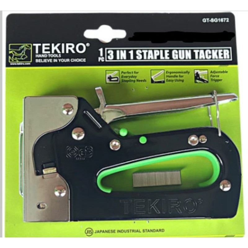 

Tekiro Steples Tembak 3 in 1 . 6-14 mm Gun Tacker Steples