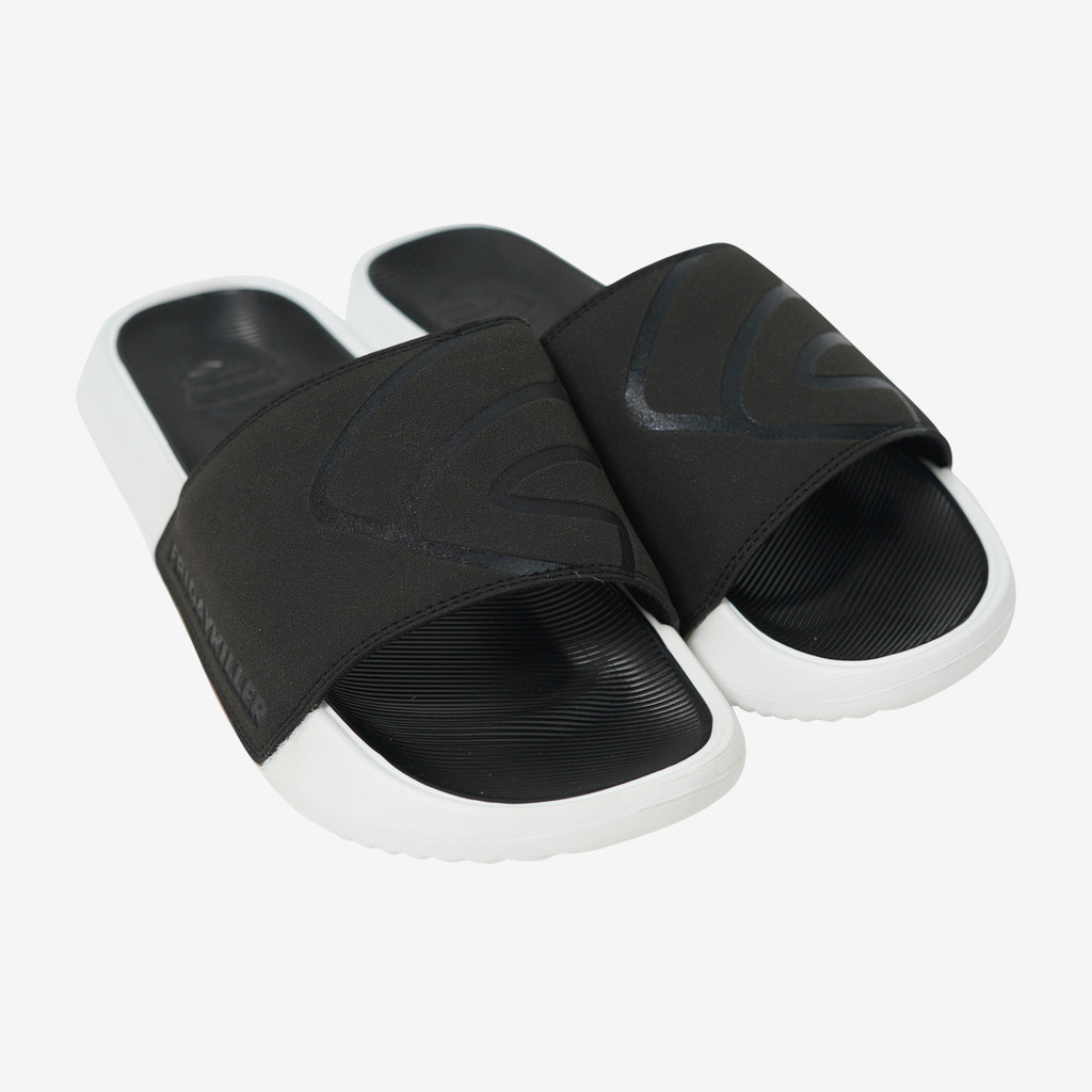 SANDAL SLIDE SIMPLE CASUAL PRIA WANITA PUTIH HITAM FRIDAY KILLER | MC ANDRO BLACK WHITE