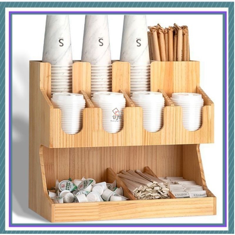 Rak Cup Kopi Susun 3, Rak Cup Es Kayu | rak cup kopi susun 3,rak cup kayu 011