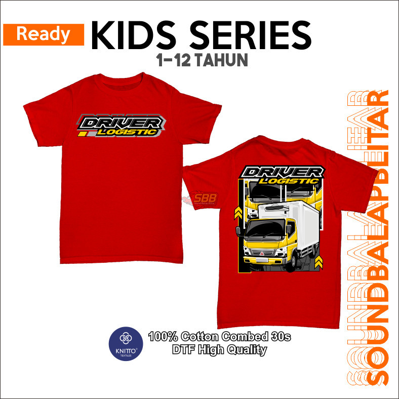 KAOS VIRAL | KAOS TRUK ANAK DRIVER LOGISTIK KAOS BUS - ALS43