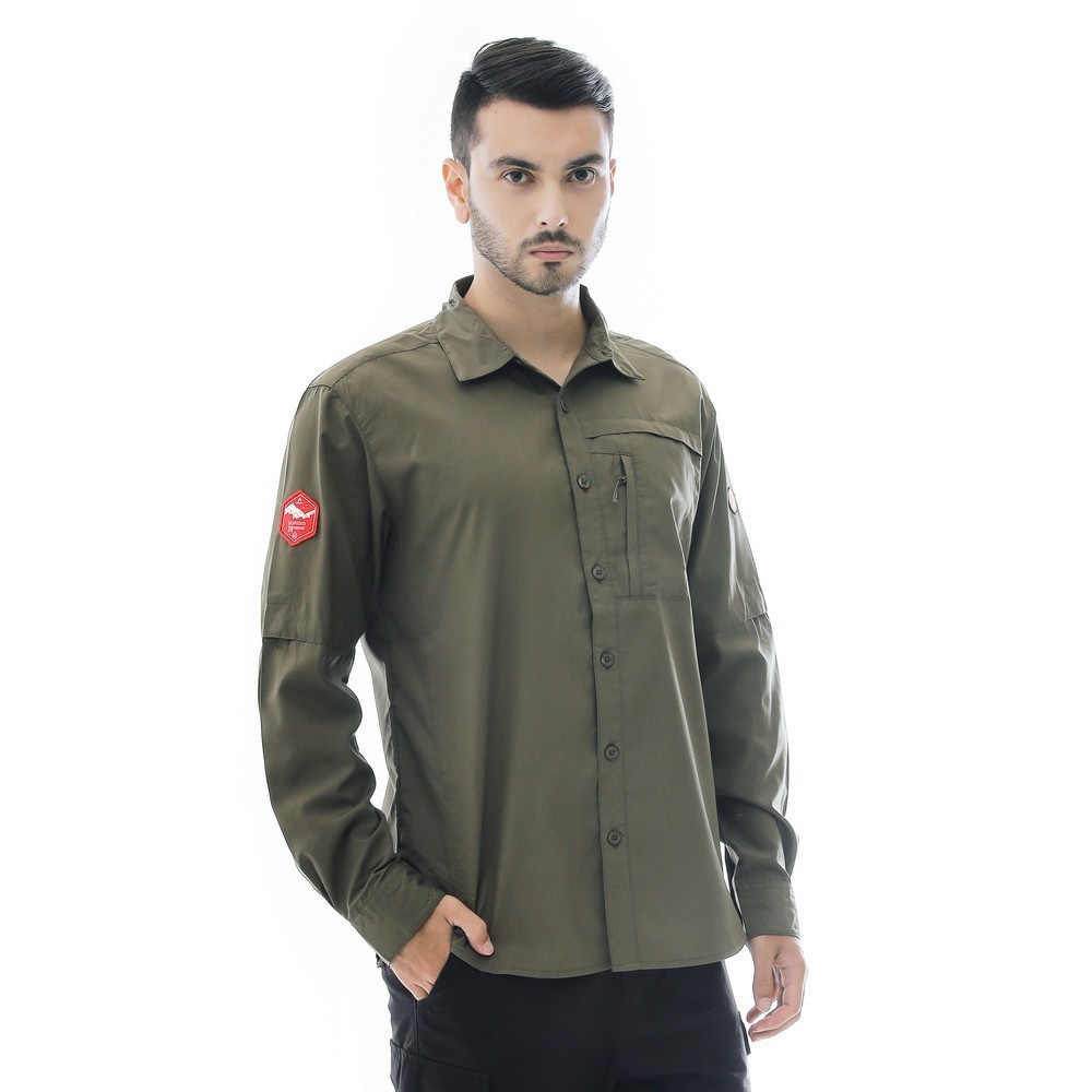 EIGER KEMEJA GRAVEL 2.0-X28 SHIRT - OLIVE