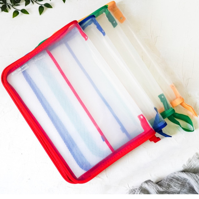 

P7 Map Plastik Zipper Folio F4