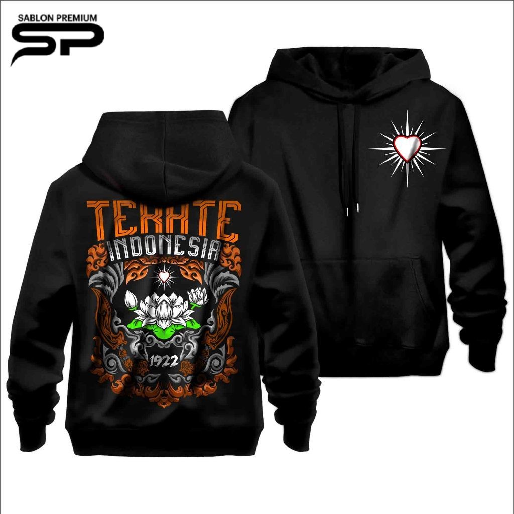 Jaket Hoodie PSHT TERATE INDONESIA Terbaru - FREE STIKER Distro Kaos Setia Hati Punkshter Raja Tega