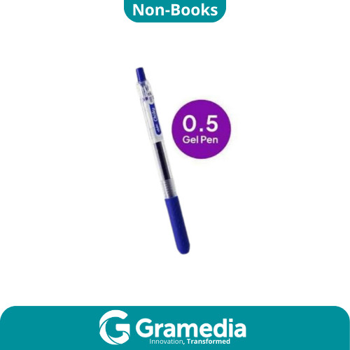 

[Gramedia Cijantung] ESTUDEE CHIIKU GELPEN 0.5 BLUE EGP-26 Pulpen Gel