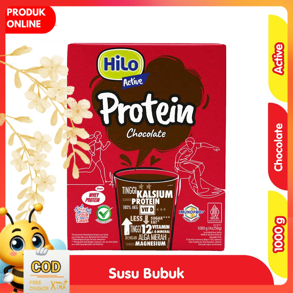 

HiLo Active Susu Bubuk Tinggi Kalsium Cokelat 1 kg