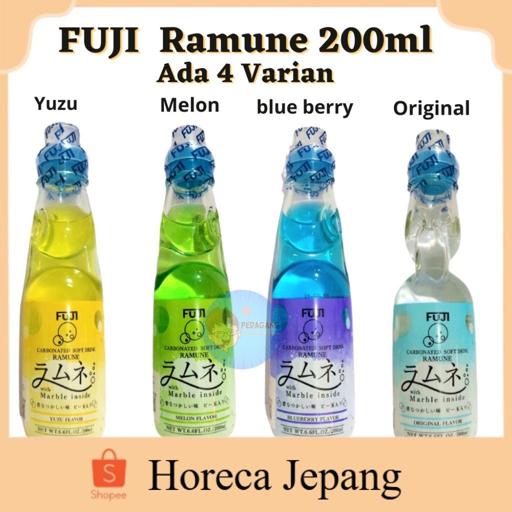 

FUJI RAMUNE 200ml ada 4 Varian / Minuman