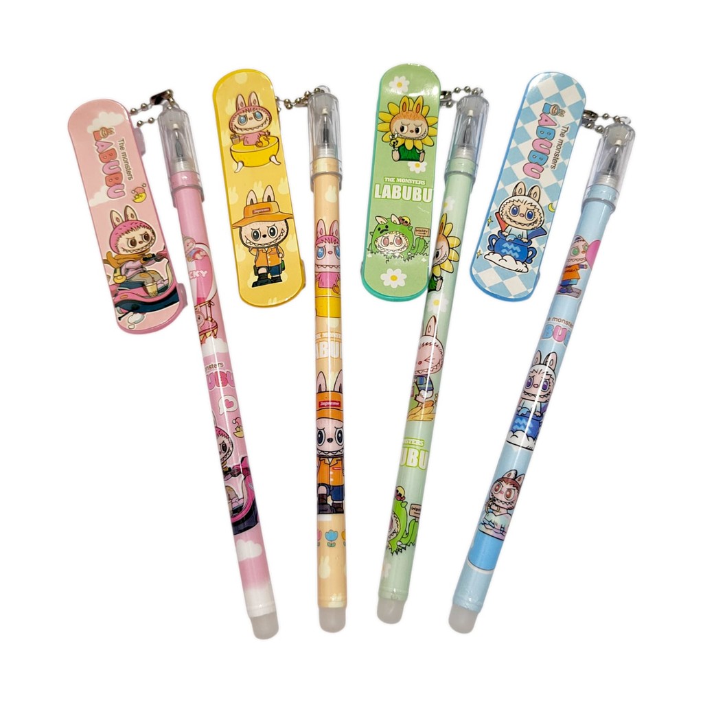 

JP Pena Gantung Skateboard Karakter Labubu Pulpen ATK Alat Tulis Sekolah Kantor Cute Fancy Pen