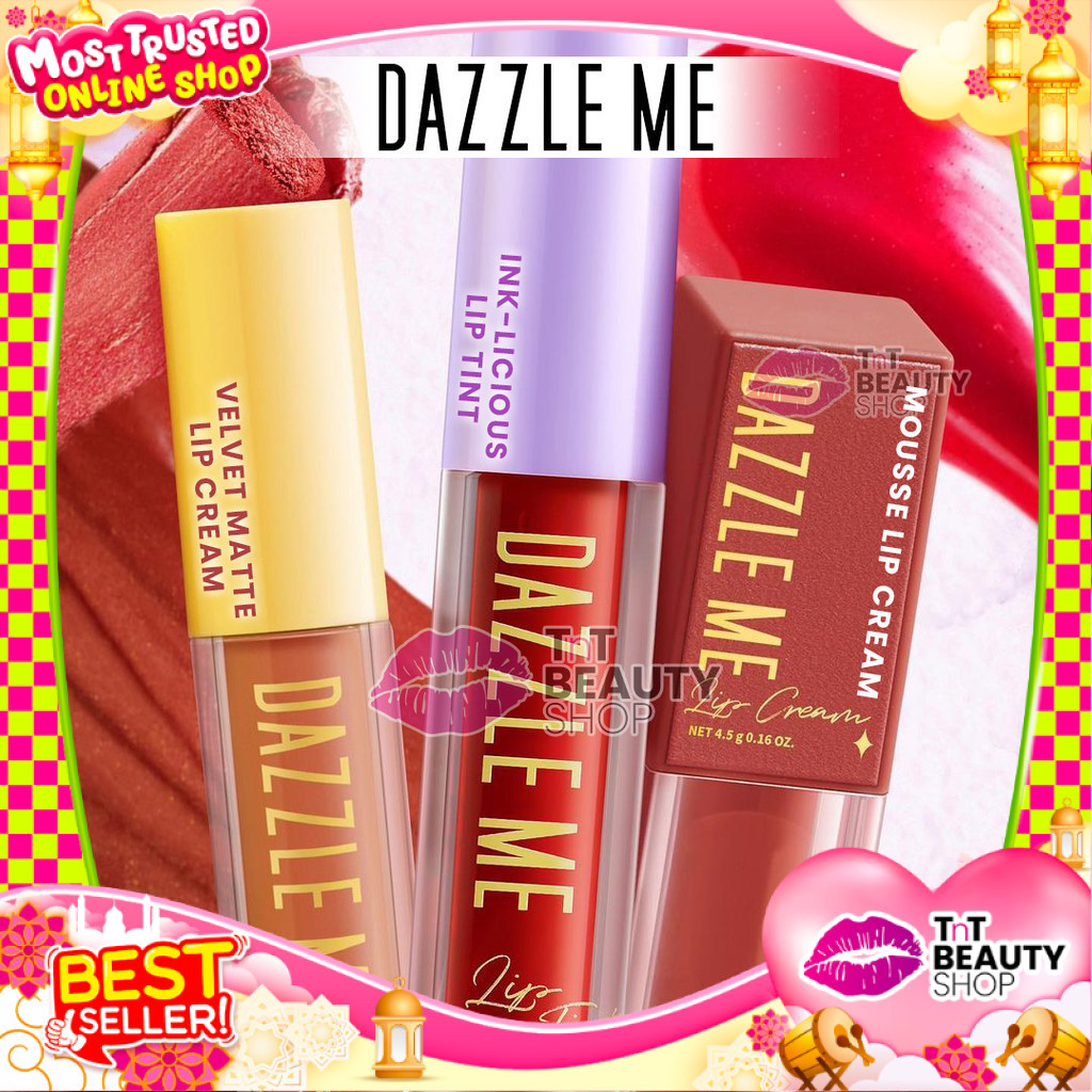 DAZZLE ME Ink-Licious Tint | Velvet Matte & Mousse Lip Cream | TnT Beauty Shop