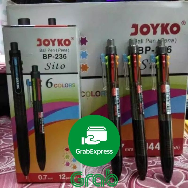 

Promo PULPEN 6 WARNA SITO JOYKO BP-236 SATUAN [Gwtk]