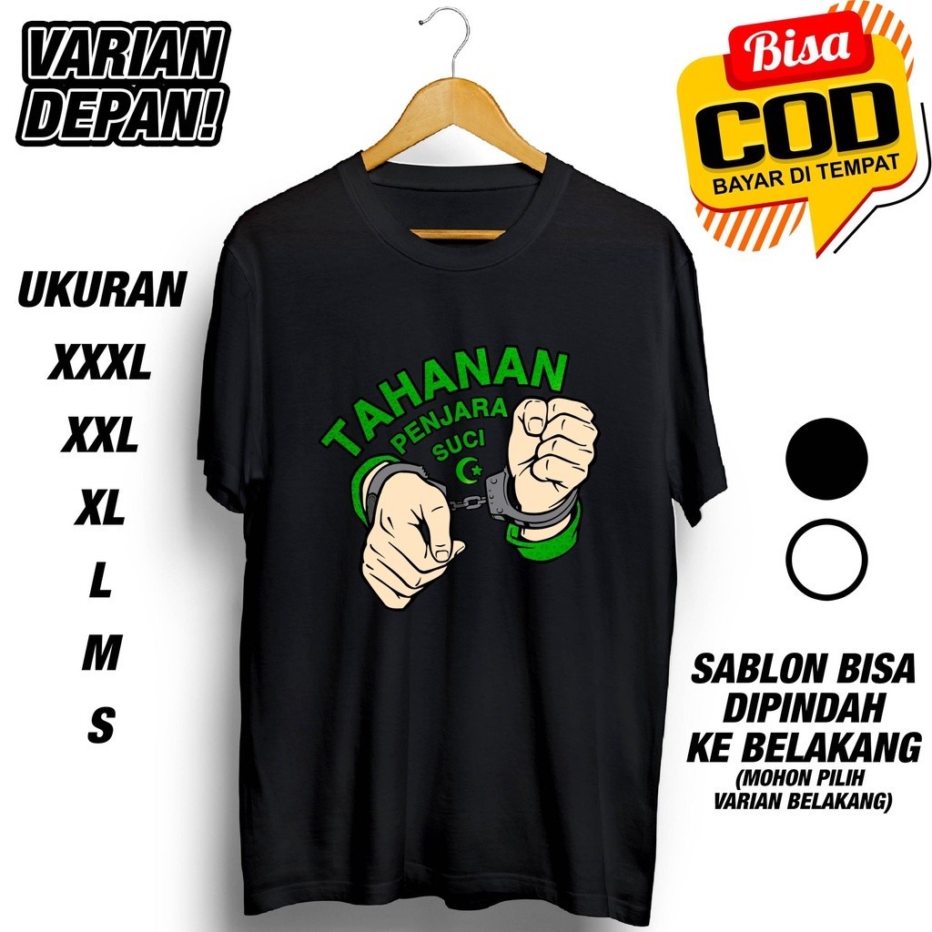 (KBM) KAOS TAHANAN PENJARA SUCI BAJU COWOK CEWEK KEREN