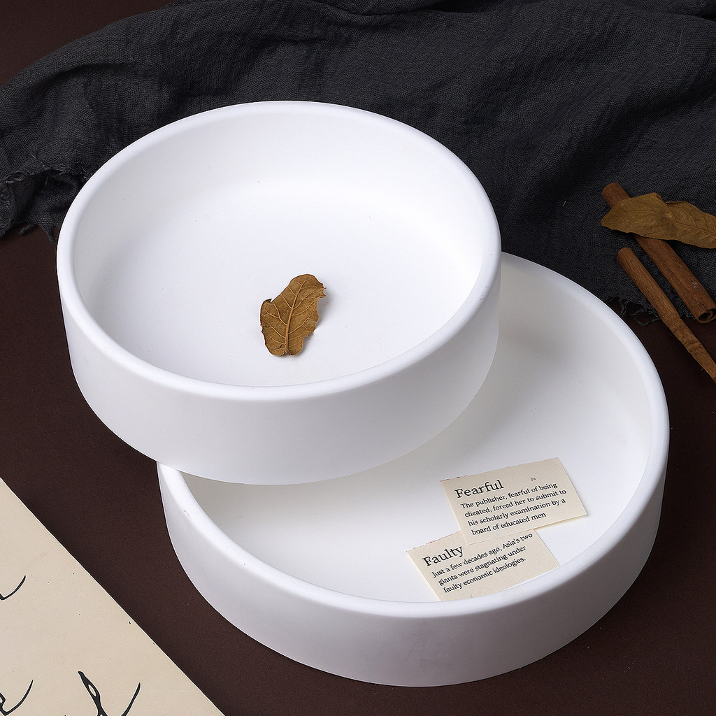 

Round Cement Candle Cup Vessel Mold DIY Storage Bowl Shape Concrete Silicone Molds Handmade Plaster Resin Gardening Decor Mould